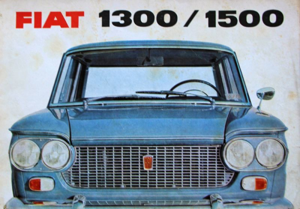 Fiat 1300 - 1500 Modelprogram 1962 Carbrochure (10228)